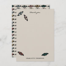 Moderne neutrale Schmetterlinge Gartenmuster