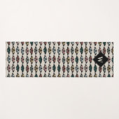 Moderne neutrale Schmetterlinge Gartenmuster-Monog Yogamatte (Vorderseite (Horizontal))