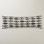 Moderne neutrale Schmetterlinge Gartenmuster Seitenschläferkissen (Rückseite)