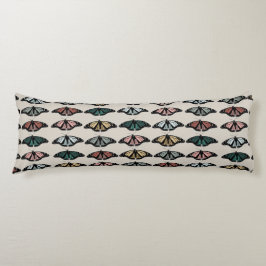 Moderne neutrale Schmetterlinge Gartenmuster Seitenschläferkissen