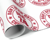 Moderne nicht bis Weihnachten öffnen auch Briefmar Geschenkpapier (Rolleneckpunkt)