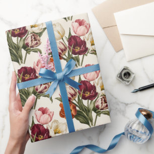 Moderne niederländische Tulpenstrauß-Inspiration Geschenkpapier