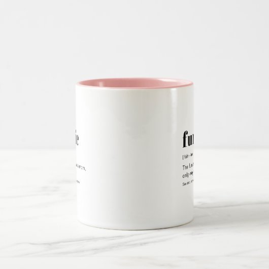 Moderne Niedlich Definition Funtie Tasse (Mittel)