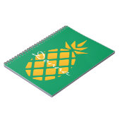 Moderne niedliche Ananas Notizblock (Linke Seite)