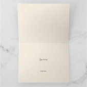 Moderne Niedliche Bärenstars Rote Schrift Frohe We Karte (Innenseite)