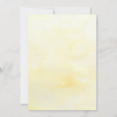 Moderne niedliche Bienenvölkergeburt Einladung (Rückseite)