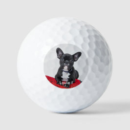 Moderne Niedliche Black French Bulldog Golf Balls Golfball