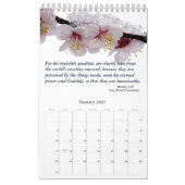 Moderne Niedliche Blume Religiös Kalender (Jan 2027)