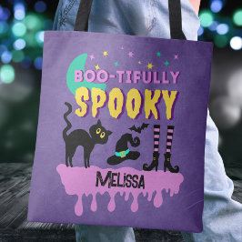 Moderne Niedliche Boo-gezaubert-Spooky-Tote-Tasche Tasche
