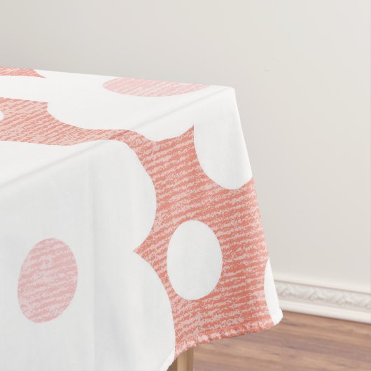 Moderne Niedliche Daisy Pasta Pink Terracotta y Le Tischdecke (Beispiel)