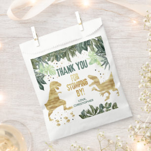 Moderne Niedliche Dino Dinosaur Kid's Geburtstag V Geschenktütchen