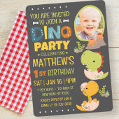 Moderne Niedliche Dinosaurier Dino Kids Geburtstag Einladung