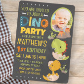 Moderne Niedliche Dinosaurier Dino Kids Geburtstag Einladung