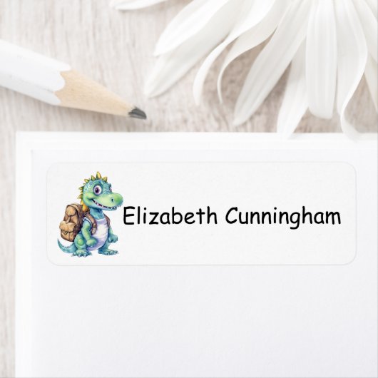 Moderne Niedliche Dinosaurier geben Ihren Namen Ki (Insitu)