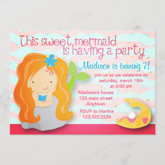 Moderne niedliche einladung