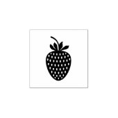 Moderne Niedliche Erdbeere | Briefmarke aus Kautsc Gummistempel (Prägung)