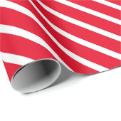 Moderne niedliche Ferien mit rotem, weißem Zuckerr Geschenkpapier (Rolleneckpunkt)