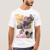 Moderne, Niedliche Fotomaterial-Collage T-Shirt (Vorderseite)