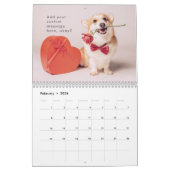 Moderne Niedliche Funny Corgi Dogs Fotos Kalender (Feb 2026)