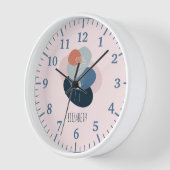 Moderne Niedliche Girly Boho Blume Art Uhr (Winkel)