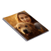 Moderne Niedliche Golden Retriever Beste Hunde-Mam Notizblock (Rechte Seite)