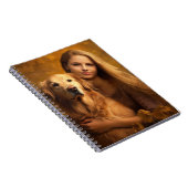 Moderne Niedliche Golden Retriever Beste Hunde-Mam Notizblock (Rechte Seite)