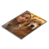 Moderne Niedliche Golden Retriever Beste Hunde-Mam Notizblock (Linke Seite)
