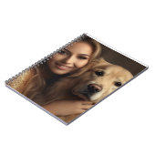 Moderne Niedliche Golden Retriever Beste Hunde-Mam Notizblock (Linke Seite)