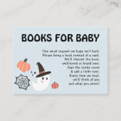 Moderne Niedliche Halloween Books für Baby Boy Sho Begleitkarte (Vorderseite)