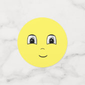 Moderne Niedliche Happy Faces Confetti Konfetti (Klein Vorderseite)