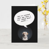 moderne niedliche Happy Hour Altes sonniges Geburt Karte (Gelbe Blume)