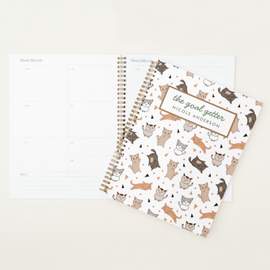 Moderne Niedliche Katze Planer (Anzeige)