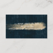 Moderne Niedliche Konditorei Backbäckerei Brush St Visitenkarte (Rückseite)