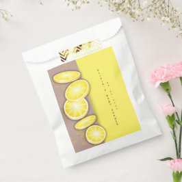 Moderne Niedliche Lemon Slice Sprinkle Babydusche Geschenktütchen