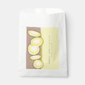 Moderne Niedliche Lemon Slice Sprinkle Babydusche Geschenktütchen (Vorderseite)