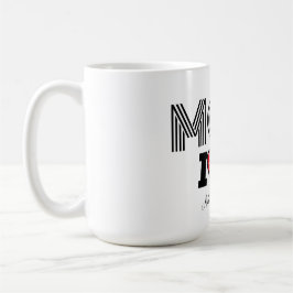 Moderne Niedliche Mama Rotes Herz Kaffeetasse