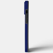 MODERNE, NIEDLICHE NAVEN-BLUE-BILD-TEMPLATE Case-Mate iPhone HÜLLE (Rückseite / Links)