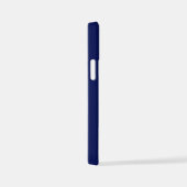 MODERNE, NIEDLICHE NAVEN-BLUE-BILD-TEMPLATE iPhone HÜLLE (Rechte Seite)