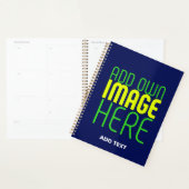 MODERNE, NIEDLICHE NAVEN-BLUE-BILD-TEMPLATE PLANER (Anzeige)