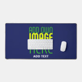 MODERNE, NIEDLICHE NAVEN-BLUE-BILD-TEMPLATE SCHREIBTISCHUNTERLAGE (Tastatur & Maus)