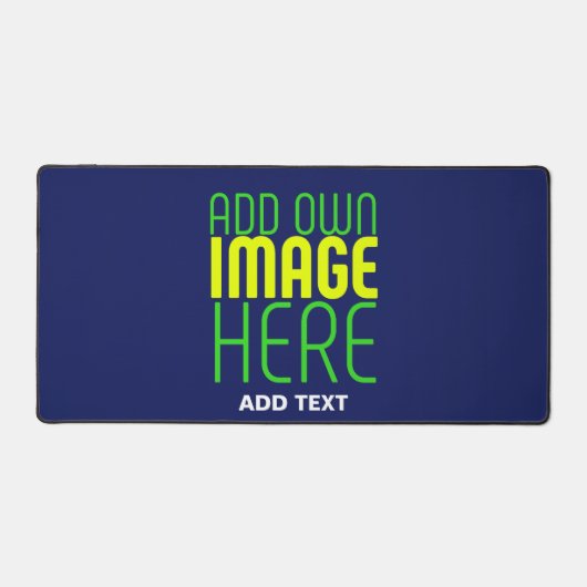 MODERNE, NIEDLICHE NAVEN-BLUE-BILD-TEMPLATE SCHREIBTISCHUNTERLAGE (Vorderseite)