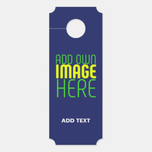 MODERNE, NIEDLICHE NAVEN-BLUE-BILD-TEMPLATE TÜRANHÄNGER