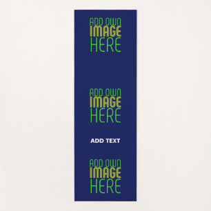 MODERNE, NIEDLICHE NAVEN-BLUE-BILD-TEMPLATE YOGAMATTE