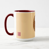 Moderne niedliche nördliche Sägekuzuzohr-Eule Tasse (Links)