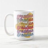 Moderne Niedliche Oma-Liebe Kaffeetasse (Links)