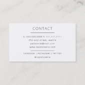 Moderne Niedliche Pink Cheesecake Bäckerei Kondito Visitenkarte (Rückseite)