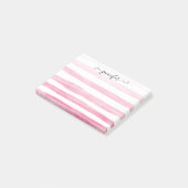 Moderne Niedliche Pinselstriche Girl Script Post-it Klebezettel (angewinkelt)