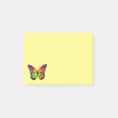 Moderne Niedliche Regenbogenbutterfly Post-it Klebezettel (Vorderseite)