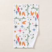 Moderne niedliche Retro-atomare Sternexplosionen i Badhandtuch Set (Handtuch)