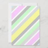 Moderne Niedliche Romantik Fox Couple Hochzeit Ein Einladung (Rückseite)